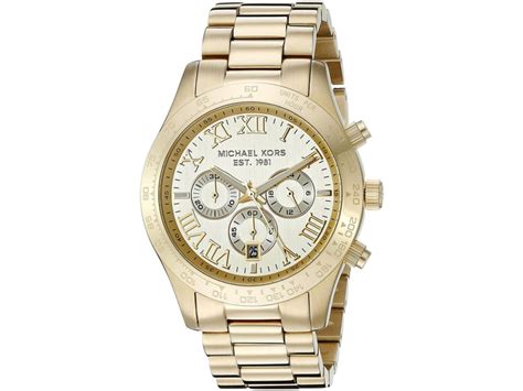 michael kors men's mk8214 gold stainless steel watch|Michael Kors Men's Layton Gold.